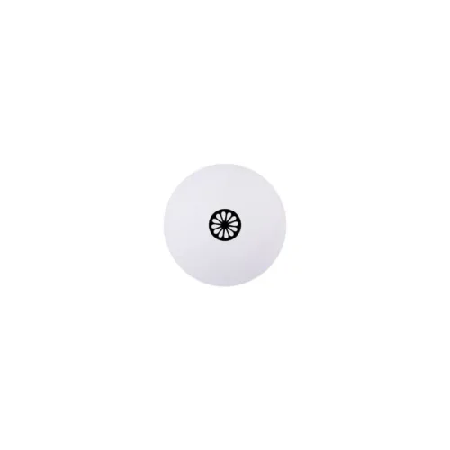 Bola hockey hierba single blanca