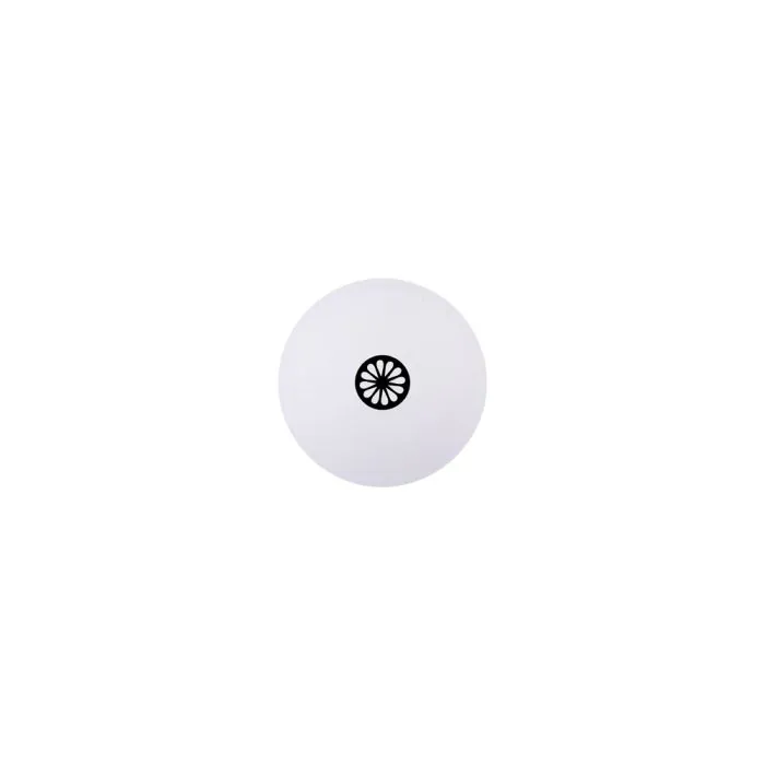 Bola hockey hierba single blanca