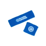 Muñequera deportiva azul